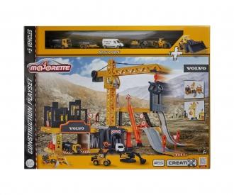 Creatix Construction Playset + 5 Volvo vehicles