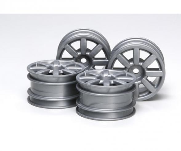 M-Chassis 8-Sp. Wheels, wheel set, flat silver