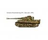 Tiger I Ausf. E Model Kit 1:56 with Zimmerit