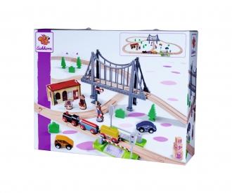 Train Set with Bridge