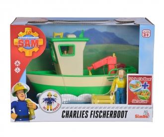 Bateau de pêche de Sam Charlie avec figurine