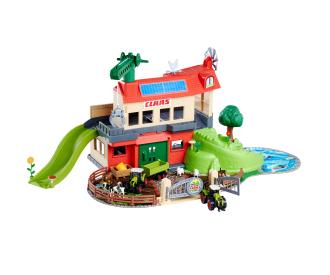 Farmyard with 3 Vehicles Playset, 56 x 36 x 24 cm