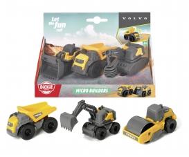 Volvo Micro Builders Construction Vehicle Set