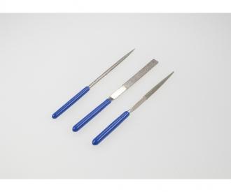 Mini diamond file set (3 pcs) - 100 mm