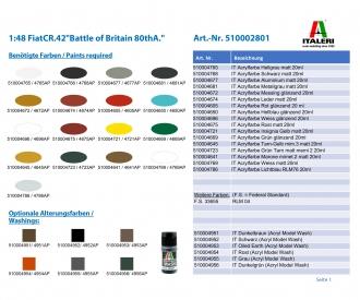 1:48 FiatCR.42"Battle of Britain 80thA."