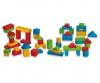 Coloured Wooden Blocks Baby - 50 Pieces