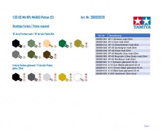 1:35 US Med.MBT M48A3 Patton, plastic model kit