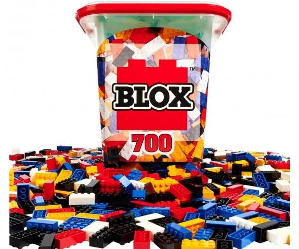 Blox 700 Bausteine bunt incl. Box kompatibel mit bekannten Spielsteinen