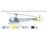 OH-13 Scout Helicopter Korea War Model Kit