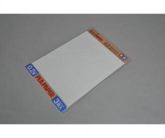 Pla-Paper 0.2mm B4, model sheet, 3 white sheets