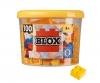 Blox 100 briques jaunes 4 plots en boîte
