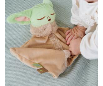 Star Wars Grogu Plüschfigur mit Schmusetuch