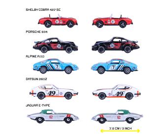 Buy Vintage Racing 5 Pieces Giftpack online | Majorette