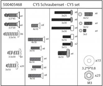 CY5 Kit de vis