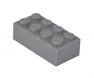 Blox 100 briques grises 8 plots en boîte
