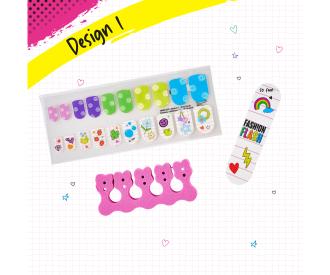 Fash!onFlash Nail Foils, 2-ass.,