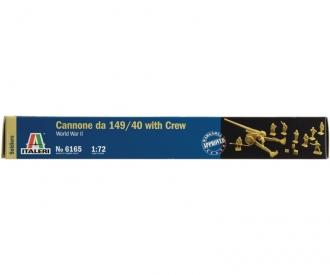 1:72 Italian Cannone 149/40 w/crew