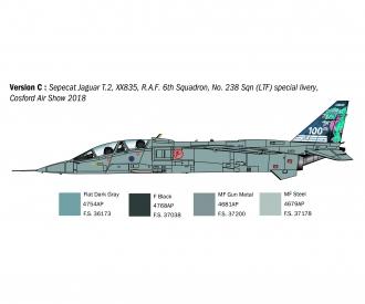 Jaguar T.2 R.A.F. Trainer Aircraft Kit 1:72