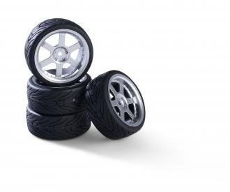 1:10 Design 6 Spoke Wheel Set, model wheels