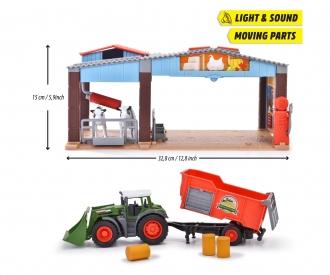 Fendt Farm Station, coffret de jeu avec tracteur, 30 cm