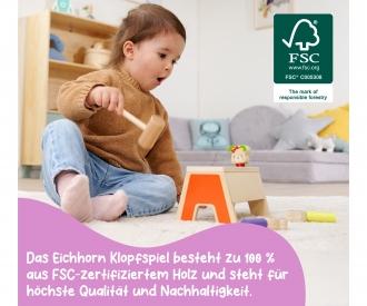 Eichhorn Friends Klopfspiel Pop Up