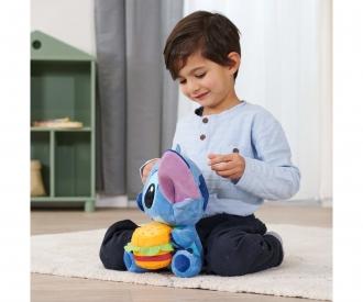 Disney Stitch w. Burger, 25cm