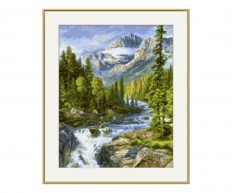 Rocky Mountains 40 x 50 cm - Painting by Numbers