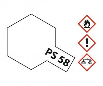 PS-58 Pearl Clear, polycarbonate spray paint