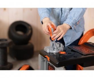 Smoby Black+Decker Werkbank 3-in-1 + Werkzeugkiste