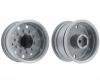 1:14 Trailerwheel, wheel rim, silver wide tire