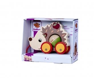 Pull Back Hedgehog - Bee Happy