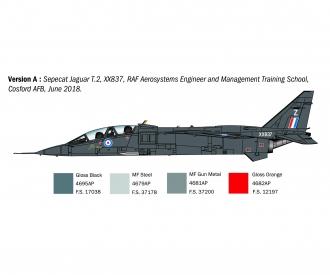 Jaguar T.2 R.A.F. Trainer Aircraft Kit 1:72