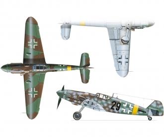 Italeri Messerschmitt BF-109 G-6 Model Kit 1:72