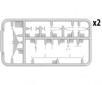 1:35 1,5to Railroad Truck AA Type w/Rail