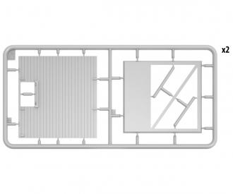 1:35 Rus. Imperial Railway Covered Wagon