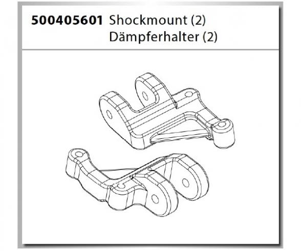 X-Crawlee pro Dämpferhalter (2)