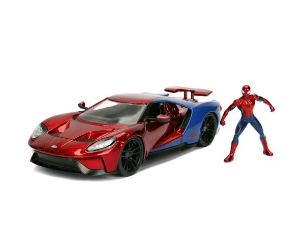 Marvel Spiderman 2017 Ford GT 1:24