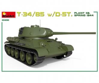 1:35 T-34/85 w/D-5T Plant 112 Fj.44 Int.