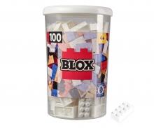 Blox 100 white 8 pin Bricks in Box