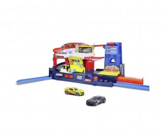 Jeu Pour Enfants Pit Stop Gran Premio - Circuit De Voitures Jouet, Neuf