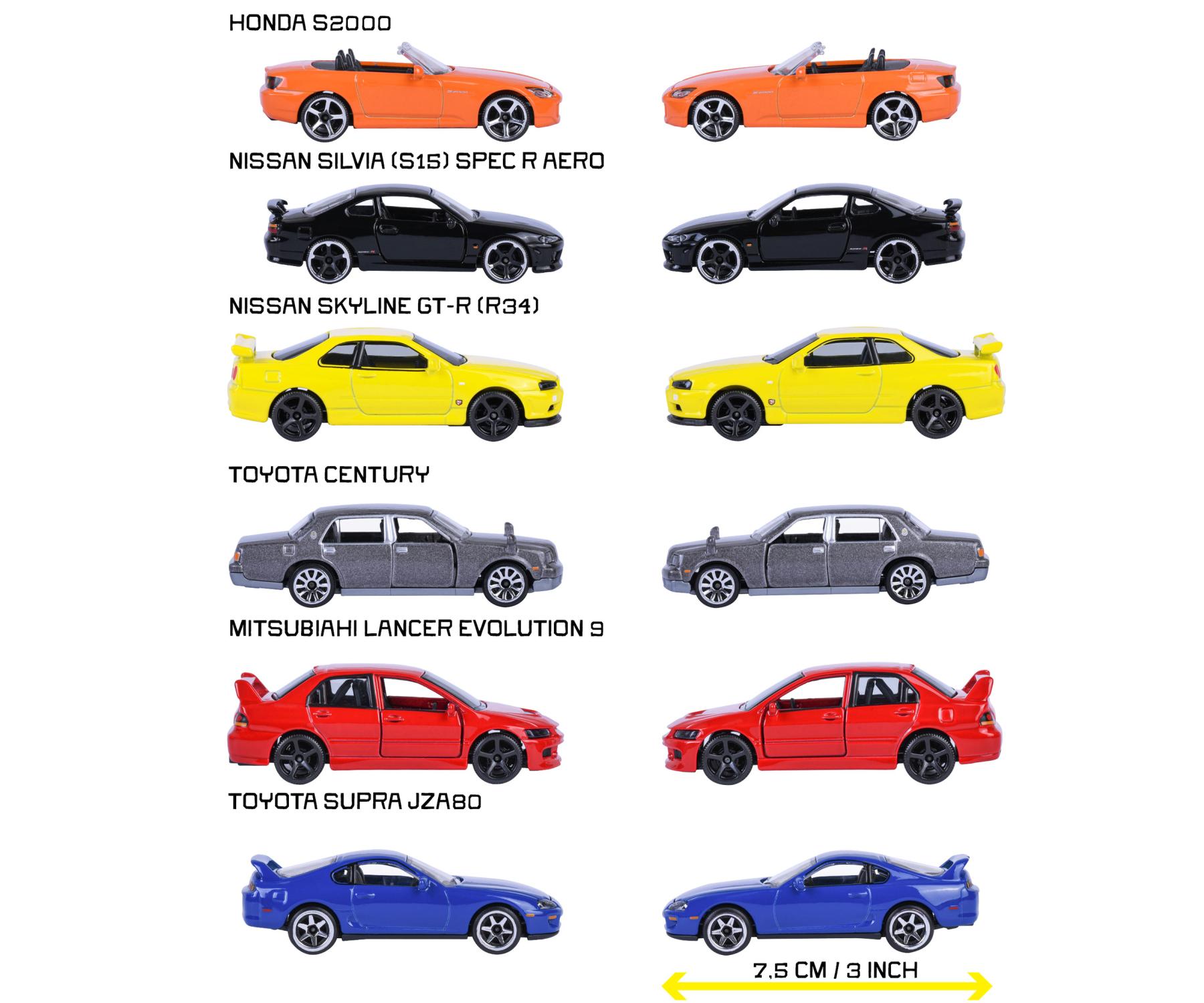 Buy Japan Series Deluxe Cars, 6-asst. online | Majorette