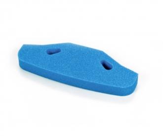 Urethane Bumper M Blue, chassis bumper, 15 mm
