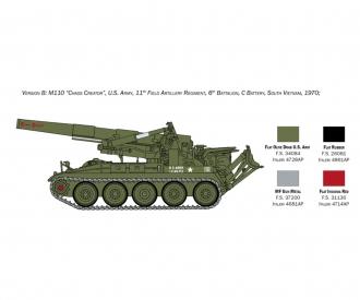 M110 Self Propelled Howitzer Model Kit 1:35