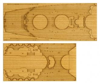 1:350 Yamato, wooden-deck sheet, model accessory