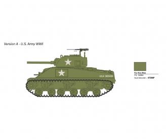 Italeri 1:56 US M4 Sherman 75 mm Model Kit