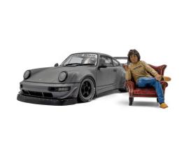 1:18 RWB Bodykit Nardo grey w. figure