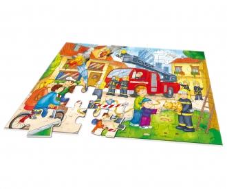 Puzzle XXL Les pompiers en action