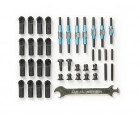 DF-02 Turnbuckle Shaft Set (7)Blue anod.