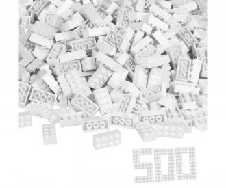 Blox 500 briques blanches 8 plots en vrac