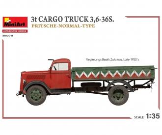 1:35 3t Cargo Truck  3,6-36S Pritschenwagen